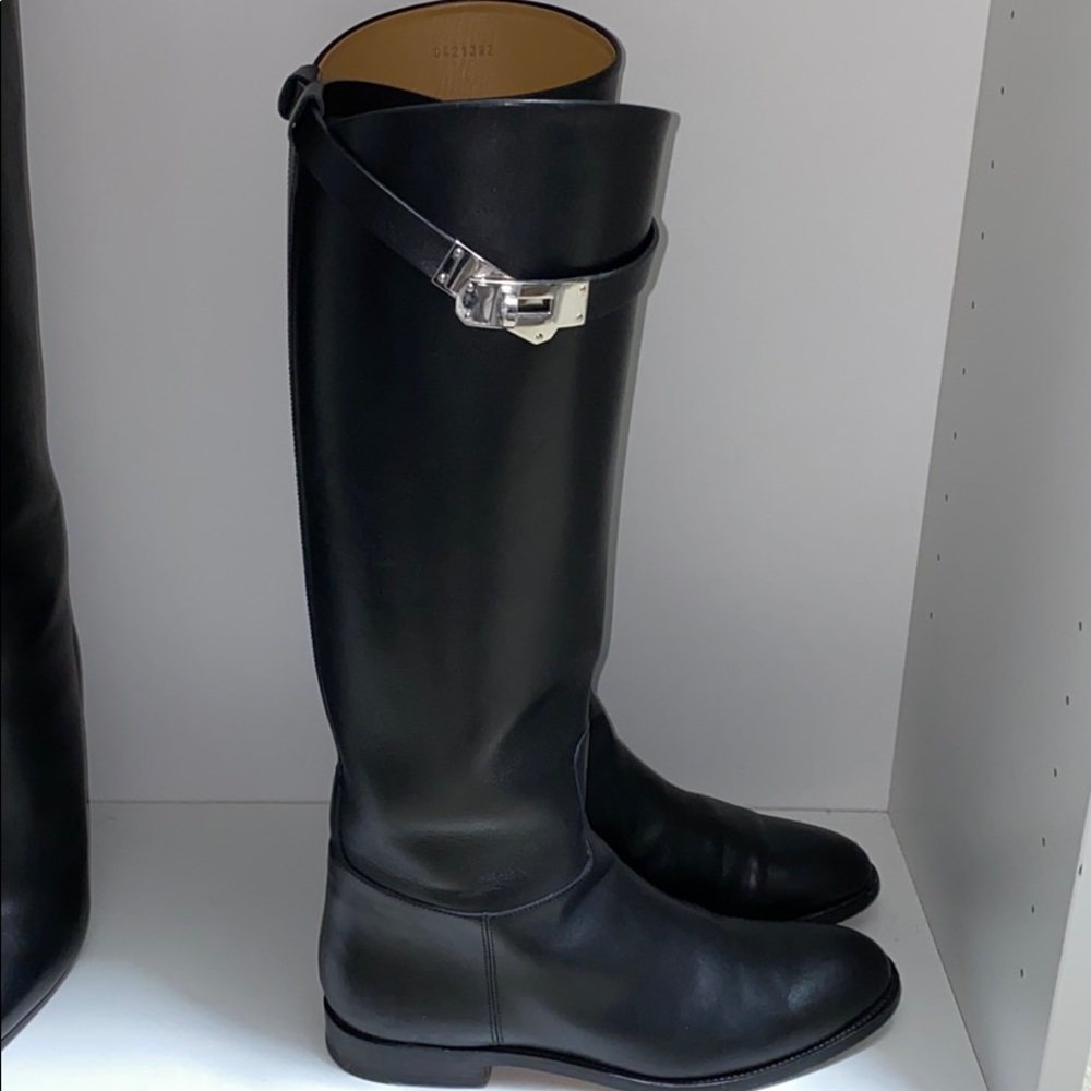 Hermes Leather Jumping Boots